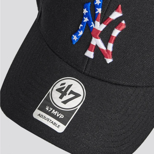 Мужская бейсболка 47 Brand New York Yankees черная (B-FLAGM17WBV-BK) фото 3