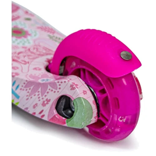 Дитячий самокат Micro Mini. Pink Flowers (світяться колеса) 793925639: Максимальне допустиме навантаження, кг 40 кг