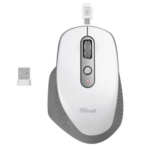 Мышь Trust Ozaa Rechargeable WL White(24035): Максимальное разрешение сенсора, dpi 2400