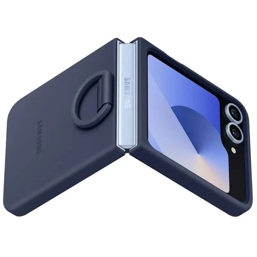 Чохол для телефона Samsung Silicone Case Navy (EF-PF741TNEGUA) для Samsung F741 Galaxy Flip 6: Тип накладка на заднюю часть