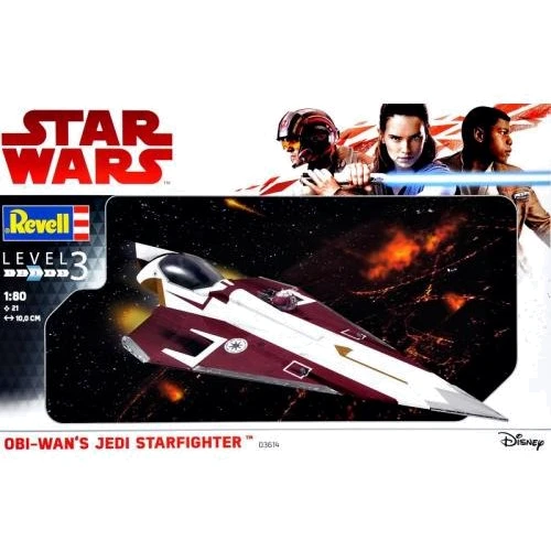 Модель Revell Истребитель Obi-Wan's Jedi Starfighter 1:80 (3614)