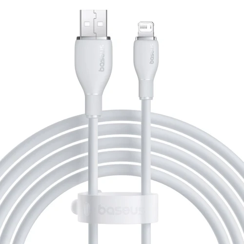 Кабель Baseus USB Cable to Lightning Pudding Series Fast Charging 2.4A 2m White (P10355700221-01)