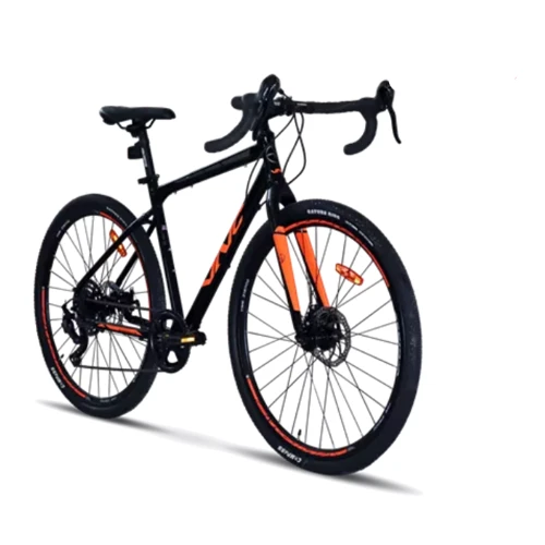 Велосипед VNC 2023' 28" PrimeRacer A7 SH V51A7SH-2853-BO 21"/53см (3951) black (shiny)/orange (matt)