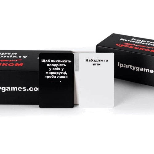 Настольная игра Cards of Conflict Карти Конфлікту суржиком (Українська версія, що стібе російську): Производитель Cards of Conflict