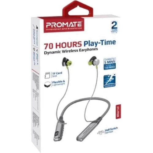 Наушники Promate Blend Grey (blend.grey): Тип конструкции вакуумные