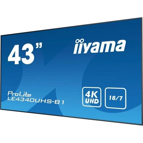 Монитор iiyama LE4340UHS-B1: Формат изображения 16:9