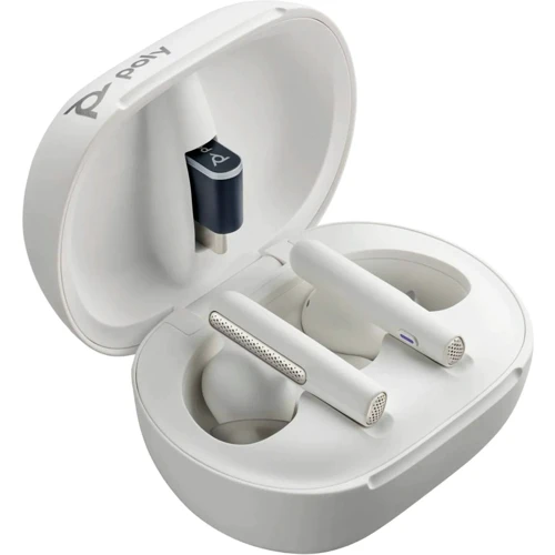 Наушники Poly Voyager Free 60+ Earbuds + BT700C + TSCHC White (7Y8G6AA): Тип конструкции вакуумные