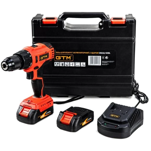Шуруповерт GTM DSI18/60BL