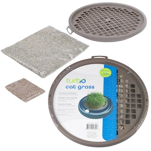 Контейнер для выращивания травы Coastal Turbo Cat Grass для котов вермикулит