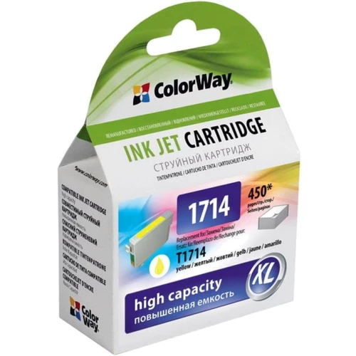 Картридж ColorWay EPSON XP313/323/413/423 yellow_OEM (CW-EPT1714_OEM)