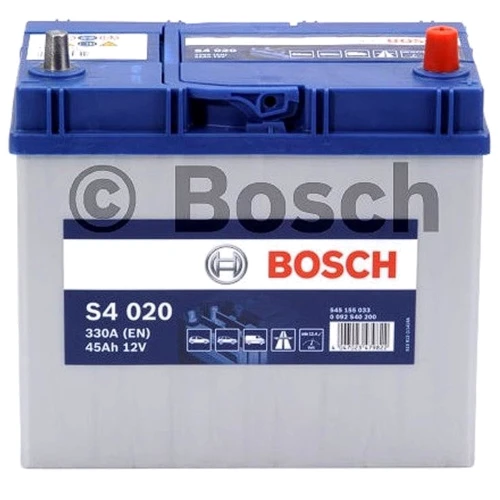 

Автомобильный аккумулятор Bosch 6СТ-45 S4 Silver (S40 200)