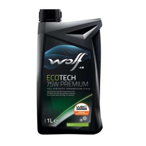 Трансмиссионное масло Wolf Oil ECOTECH 75W PREMIUM 1л