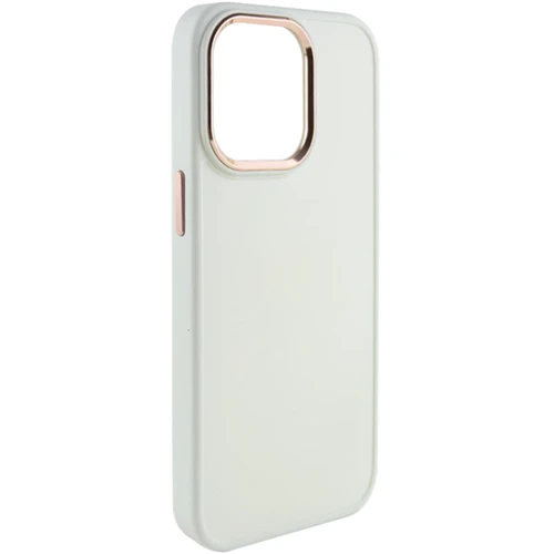 Чохол для iPhone Epik TPU Case Bonbon Metal Style White for iPhone 14 Pro