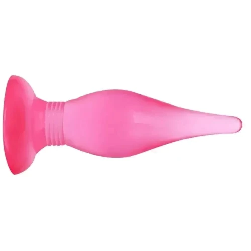 Анальная пробка на присоске Butt plug, BI-017006 Pink