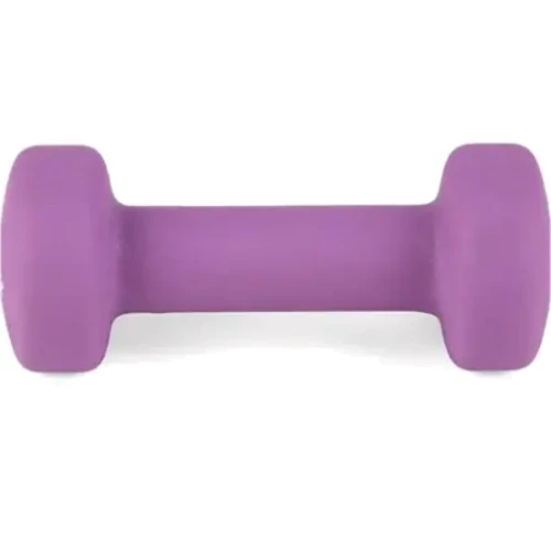 Гантель Hop-Sport Queenfit 2х1 кг фіолетовий: Вага гантелі, кг 1