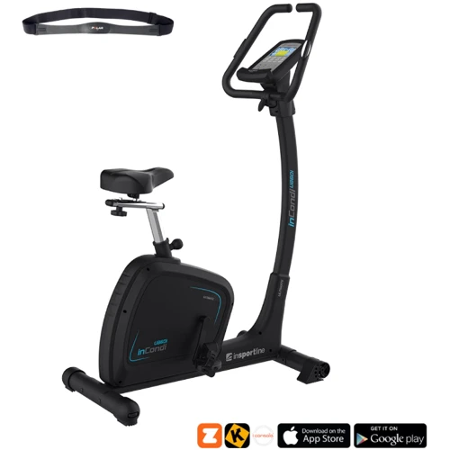 Велотренажер inSPORTline inCondi UB60i + нагрудный ремень - Чёрный
