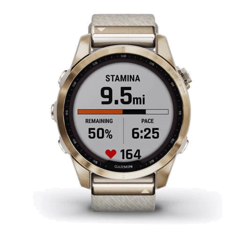 Смарт-часы Garmin Fenix 7S Sapphire Solar Cream Gold Titanium with Cream Heathered Nylon Band (010-02539-39): Совместимые ОС Android / iOS