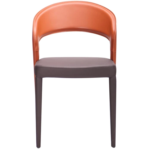 Стул AMF Ottoman caramel leather/ PU spice (545649): Материал каркаса кожа, искусственная кожа, металл