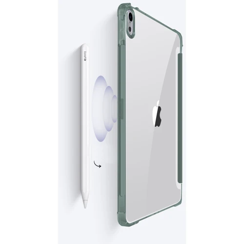 Аксессуар для iPad BeCover Case Book Soft Edge with Pencil mount Dark Green (706818) for iPad Air 2020/iPad Air 2022: Материал искусственная кожа