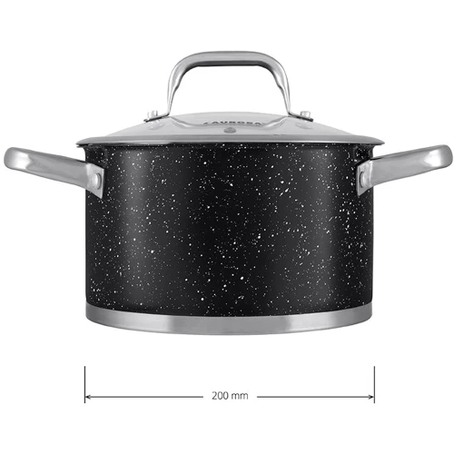 Кастрюля Aurora 20 см 3.8 л (AU 5593): Диаметр, см 20
