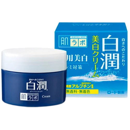 Hada Labo Shirojyun Medicated Whitening Cream Отбеливающий крем с арбутином 50 g