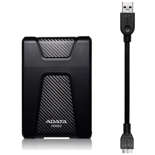 Внешний жесткий диск ADATA DashDrive Durable HD650 5 TB (AHD650-5TU31-CBK): Объем памяти 5 ТБ