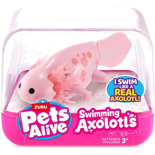Інтерактивна іграшка Pets & Robo Alive Pets Alive S1 – Аксолотль рожевий (9556A)
