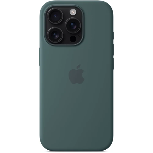 Чехол для iPhone Apple iPhone 16 Pro Silicone Case with MagSafe - Lake Green (MYYR3ZM/A): Тип чехла накладка на заднюю часть