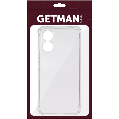 Чехол для телефонов TPU Case GETMAN Ease logo Full Camera Transparent for Oppo Reno 8 T 4G: Пленка в комплекте нет