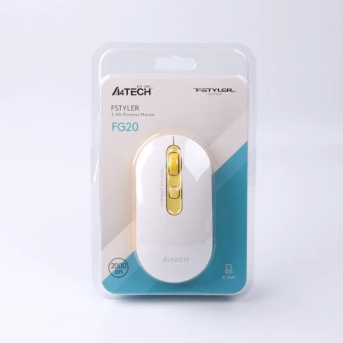 Мышь A4Tech FG20 Daisy: Эргономика симметричная для левшей