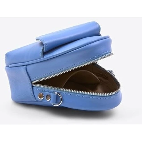 Женская сумка кросс-боди The Wings Kroha голубая (TW-Kroha-light-blue): Тип ручки На цепочке, Без ручки