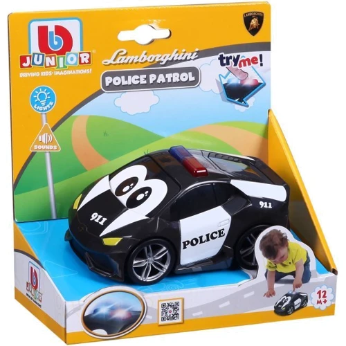 Игровая автомодель Bb Junior Police Lamborghini Huracan (свет и звук) (16-81206)