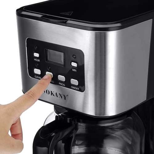 Кавоварка Sokany CM-121E: Об'єм резервуара для води, л 1.5
