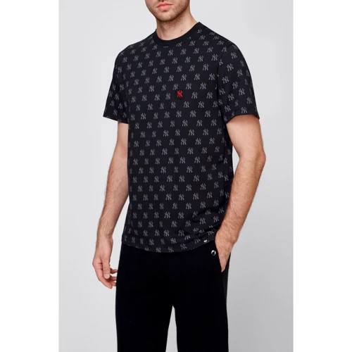 Футболка 47 Brand MLB New York Yankees Repeat LO (545524JK-FS) S чорна: Вид Футболки