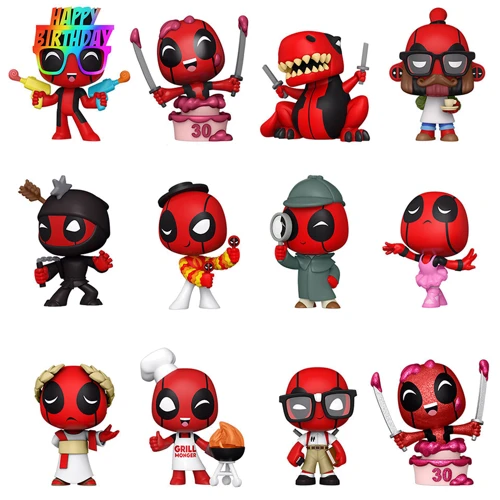 Игровая фигурка Funko Mystery Minis Дэдпул (в ассортименте, в дисплее) (55210): Тип Персонаж мультфильма, фильма