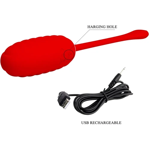 Виброяйцо LYBAILE Pretty Love - Kirk Egg Red (BI-014654-2)