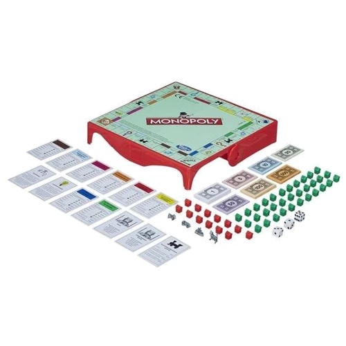 Настольная игра Hasbro Монополия дорожная, английская версия (B1002)