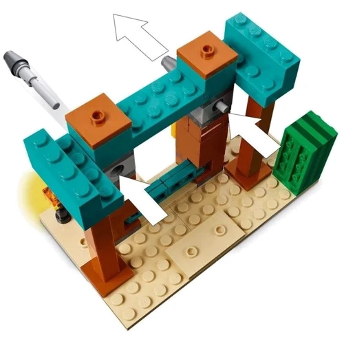 Конструктор LEGO Minecraft Пустинний патруль розбійника 105 деталей (21267) фото 4
