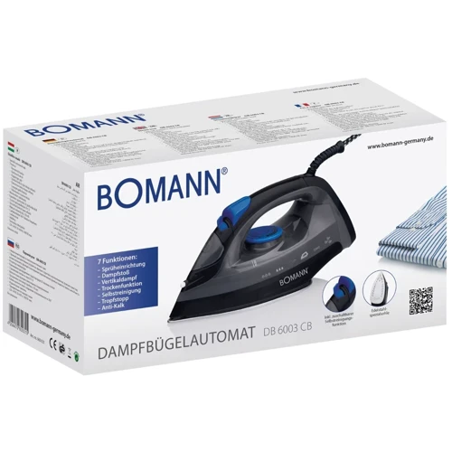 Утюг Bomann DB 6003 CB: Подключение проводное