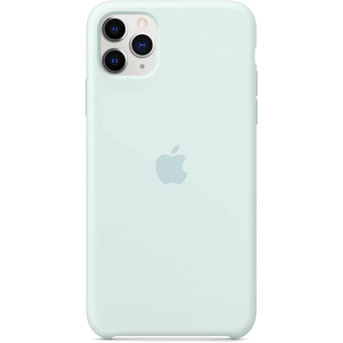 Чохол для iPhone TPU Silicone Case Sea Foam for iPhone 11 Pro Max: Колір блакитний