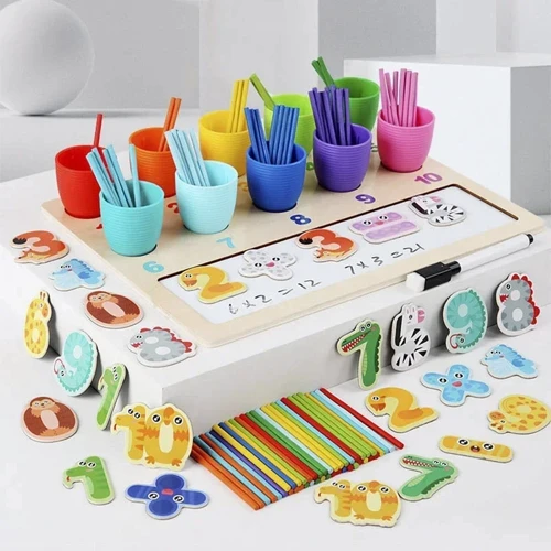 Дерев'яна дошка для навчання MIC Математика (C58602)