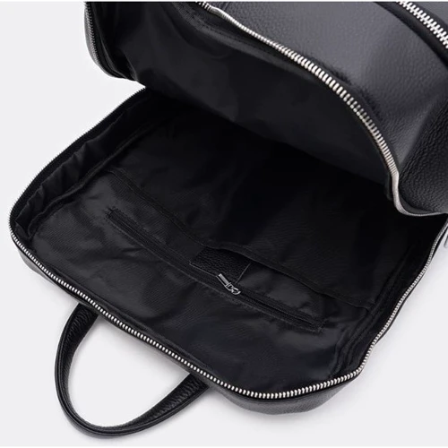 Чоловічий рюкзак Ricco Grande чорний (K1b1210606bl-black): Тип ручки Плечевой ремень, Короткая ручка