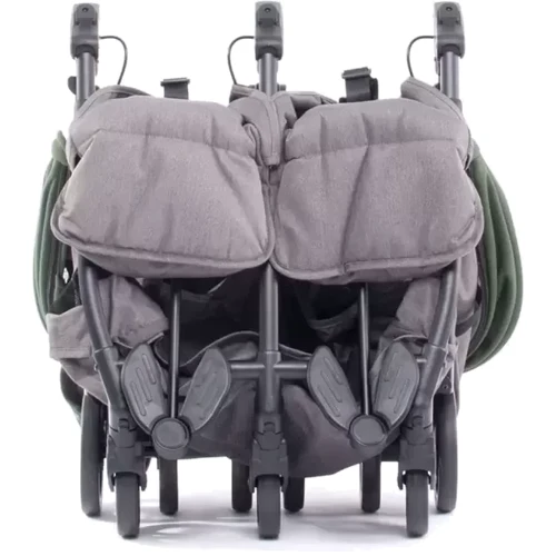 Прогулочная коляска для двойни Baby Monsters Kuki Twin, зеленый, черное шасси (BMKT-10005_012) фото 9