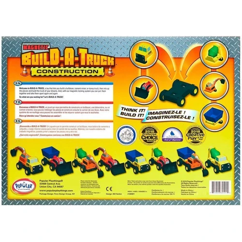 Детский магнитный конструктор Popular Playthings Машинка (PPT-60401) фото 4