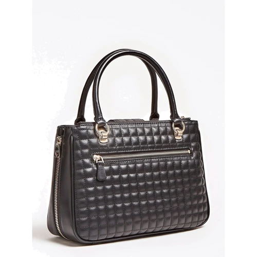 Жіноча сумка тоут Guess Matrix Luxury Satchel чорна (HWVG7740060-BLA): Стать жіночий