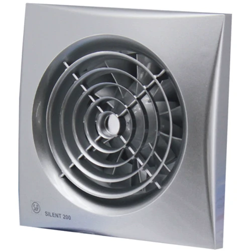 Вытяжной вентилятор Soler & Palau SILENT-200 CHZ SILVER: Монтаж Настенный