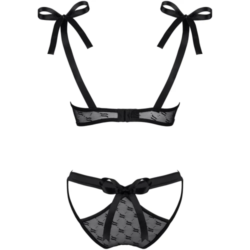 Комплект белья Obsessive Obsessivia black S/M