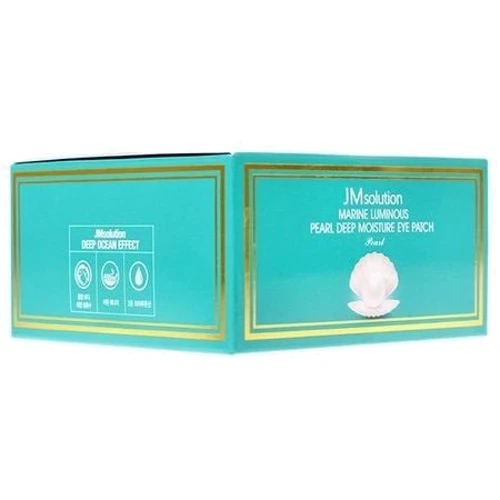 JMsolution Marine Luminous Pearl Deep Moisture Eye Patch Pearl Патчи для глаз с жемчугом и гиалуроном 60 шт.: Назначение Разглаживание, Увлажнение, От темных кругов, От морщин, Антивозрастное
