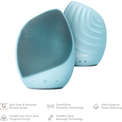 Електронна ультразвукова щітка для обличчя GESKE Sonic Facial Brush 5в1 turtoise фото 3