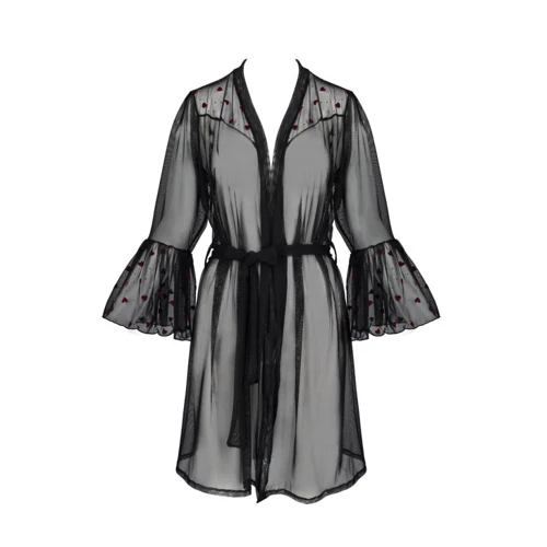 Пеньюар Passion LOVELIA PEIGNOIR black XXL/XXXL